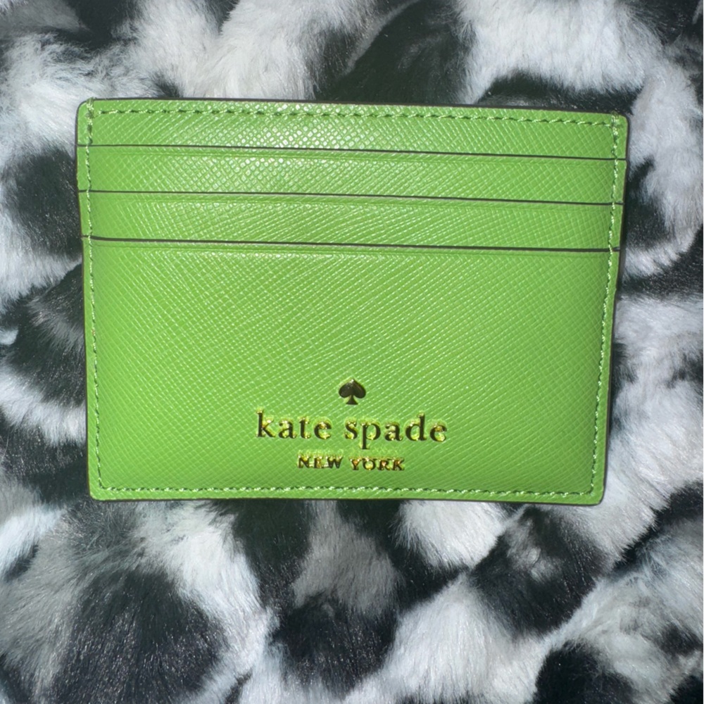 Kate Spade Lime Green Card Case